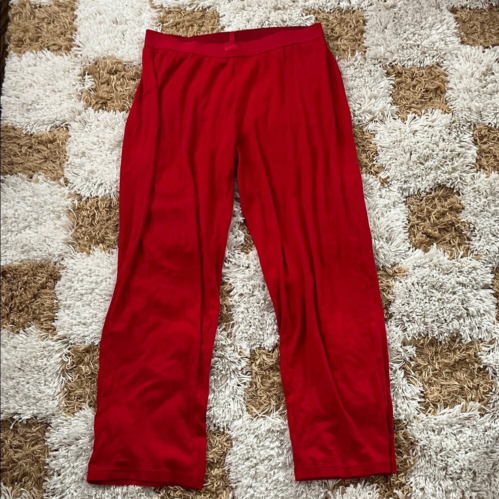 Skims Red Pajama Pants